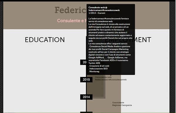 Creare un curriculum infografico