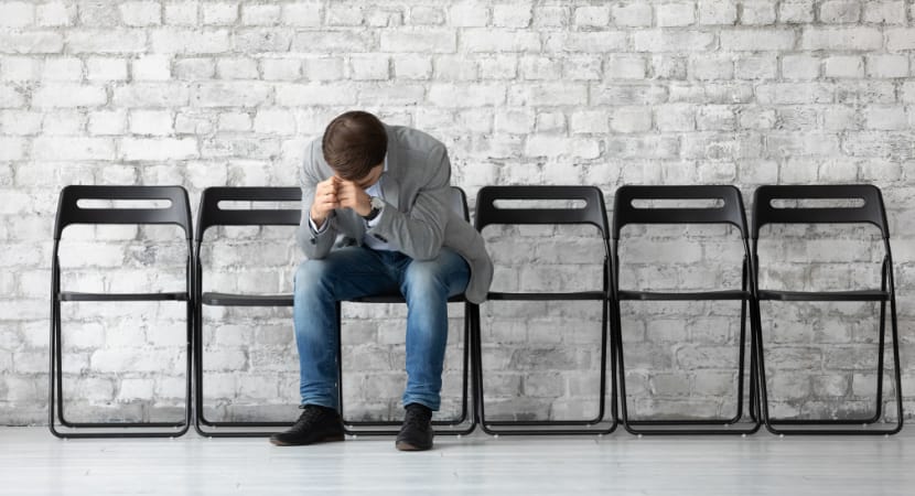 ansia del colloquio di lavoro